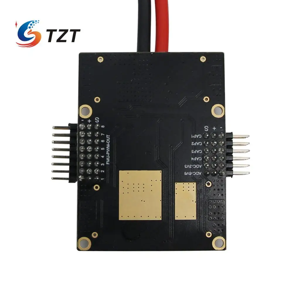 TZT Pixhawk PX4 Полетный контроллер комплект алюминиевый чехол 32 бит ARM RC часть с M8N gps и плата питания