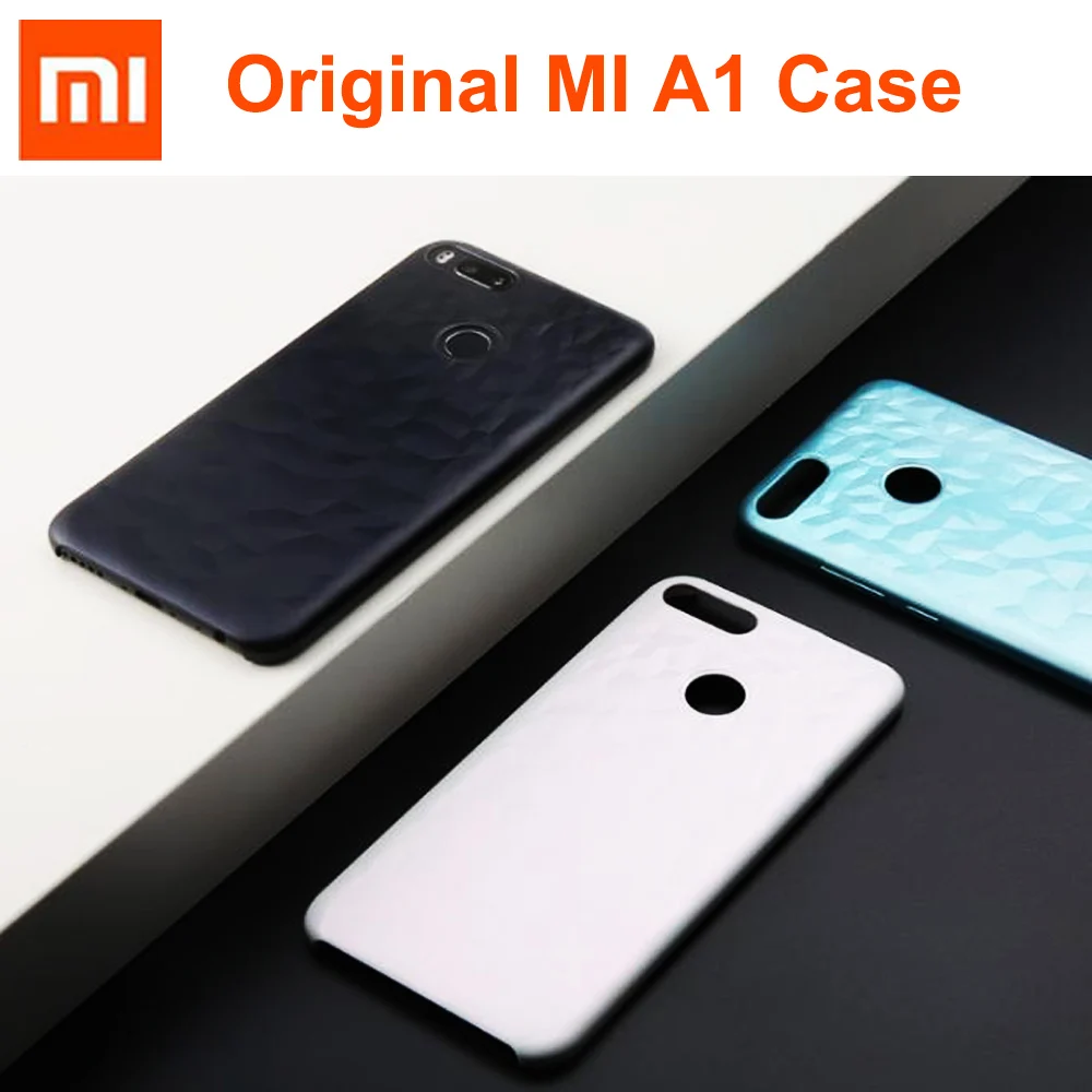 Xiaomi mi a1 capa original de luxo pc, capa traseira xiaomi marcaCaso