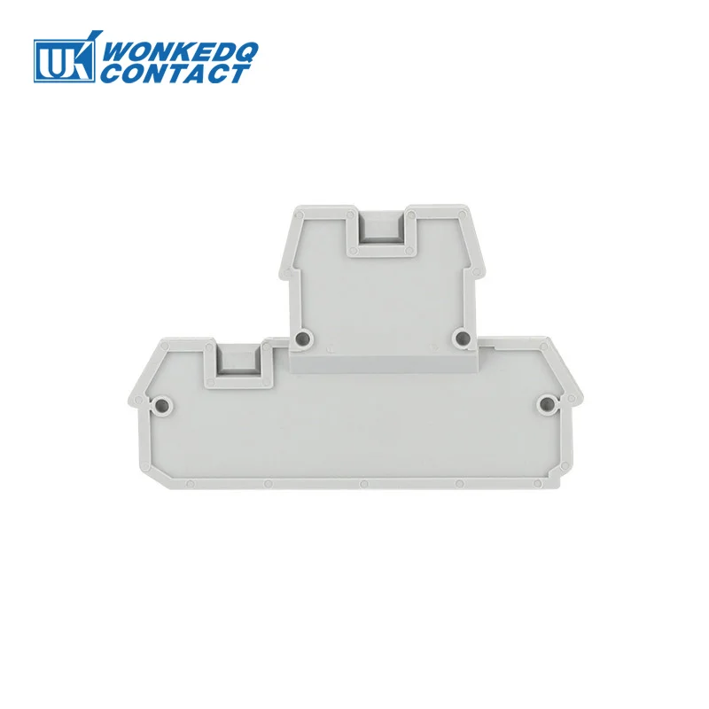 1Pc D-MBKKB2.5 End Cover For MBKKB 2.5 Double Level Terminal Block Din Electrical Modular Strip Protect D-MBKKB 2.5 End Plate