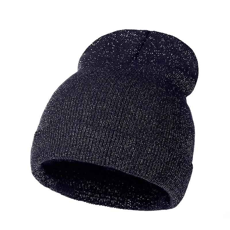 Shine Skullies & Beanies модные женские и мужские вязаные шапки в стиле хип хоп зимние