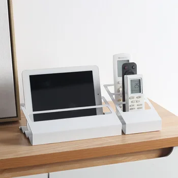 

Multi-compartment TV Air Conditioner Remote Control Holder Remote Control Organizer Storage Shelf Home Office Sundries Storage