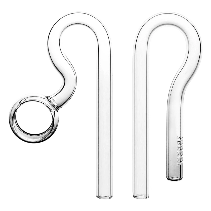 Glass Lily Pipe Inflow and Spin Outflow Pipe Transparent Compatible with Eheim Tetra and Other Filters Easy to Install aquarium filter pipe