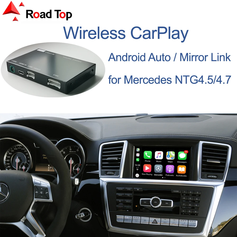 Wireless CarPlay for Mercedes Benz ML GL W166 X166 2012 2015, with