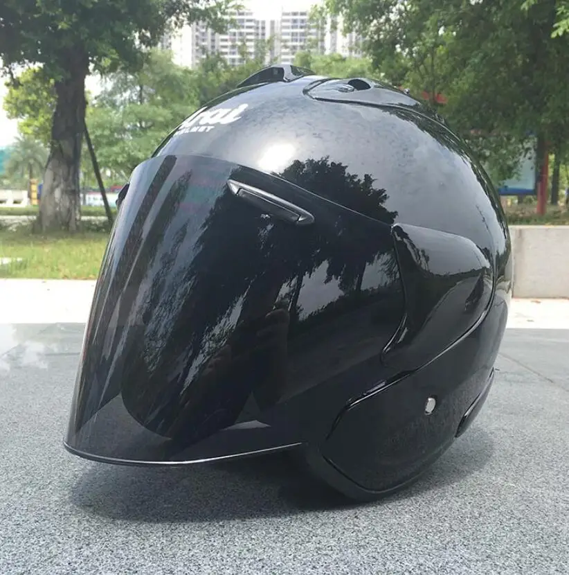 Для ARAI двойного применения мотоциклетный шлем в виде черепа Новинка Ретро-шлем полушлем для мотоцикла Размер m-xxl