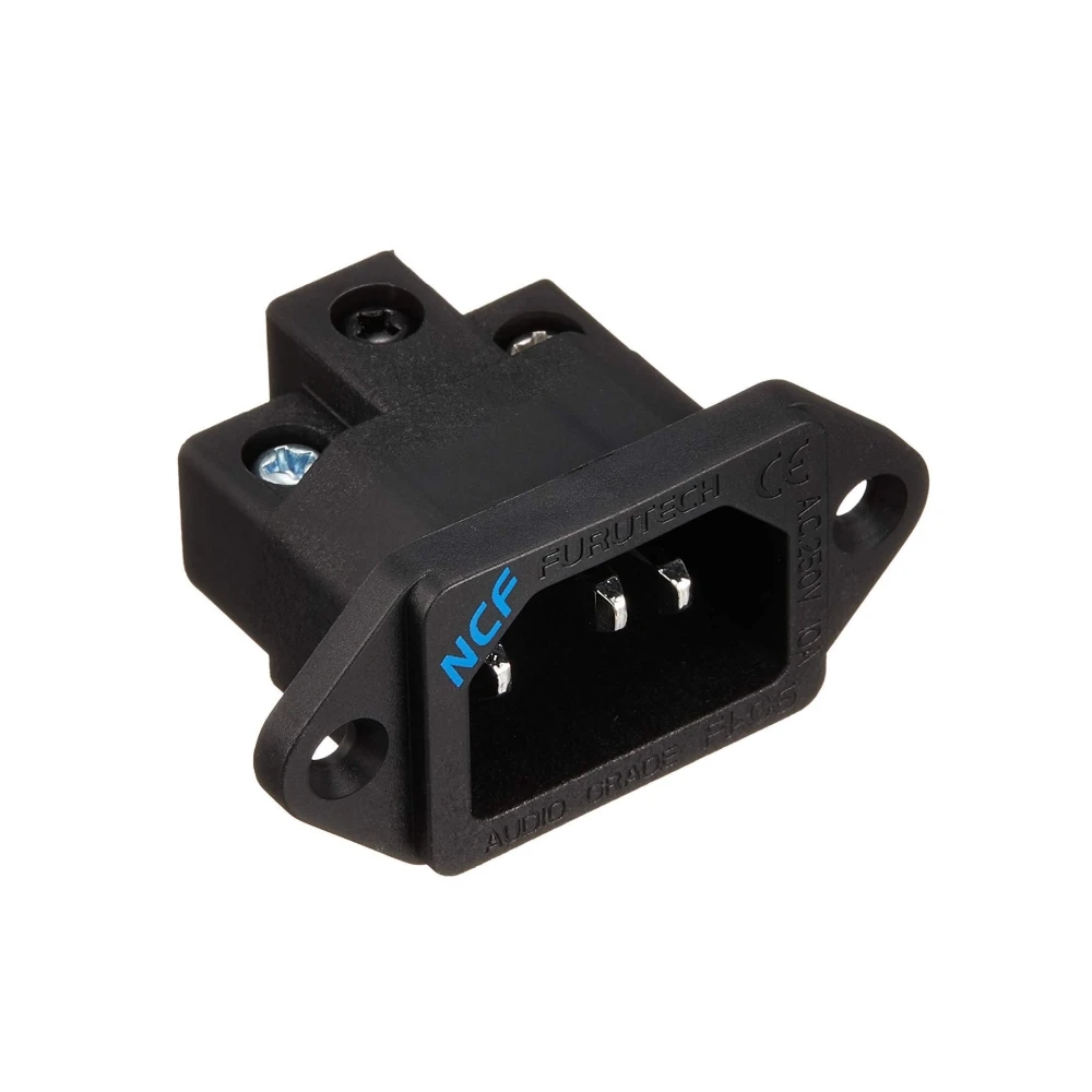 Furutech FI-06 NCF (R)-Nano Crystal Formula Copper Rhodium Plated IEC Inlet HiFi Made in Japan