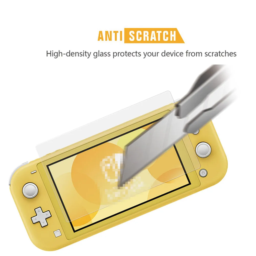 

Durable 9H Tempered Glass Screen Protector Film for Nintend Switch Lite Console High Transparency Oilproof Game Controller Films