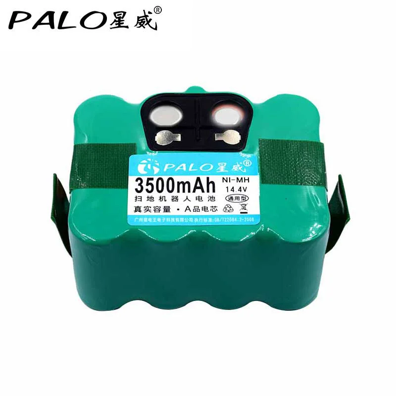 PALO Горячая 14,4 V ni-mh 3500mAh пылесос подметальный робот аккумуляторная батарея для KV8/XR210 FM-019 INDREAM9200 и т. Д