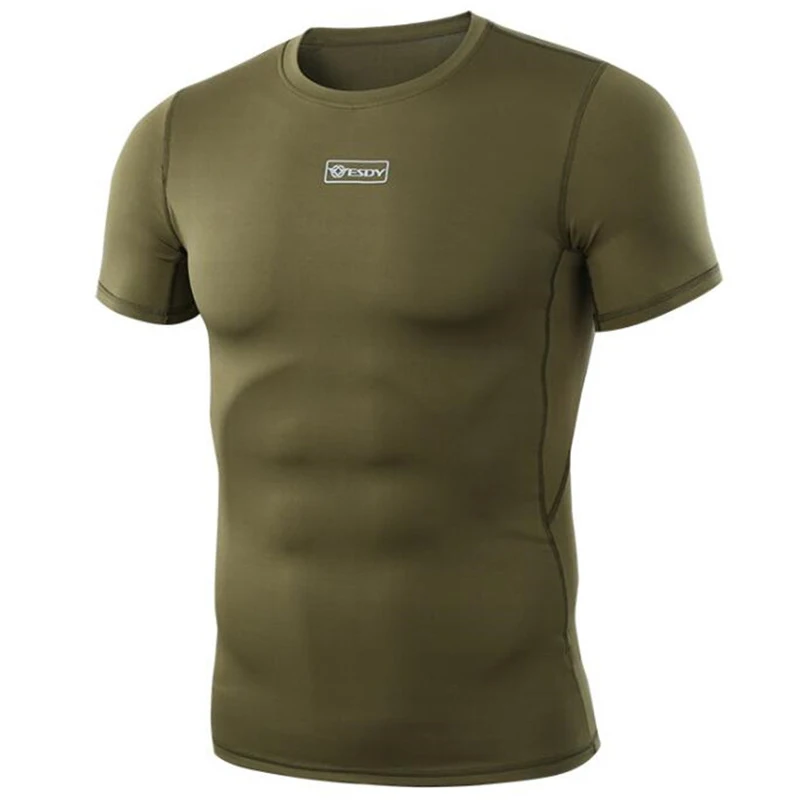 Outdoor Camouflage Men T Shirt Breathable Military Tactical Tshirt Quick Dry Sport Army Camo Hunting Fishing Hiking Tee Shirts
