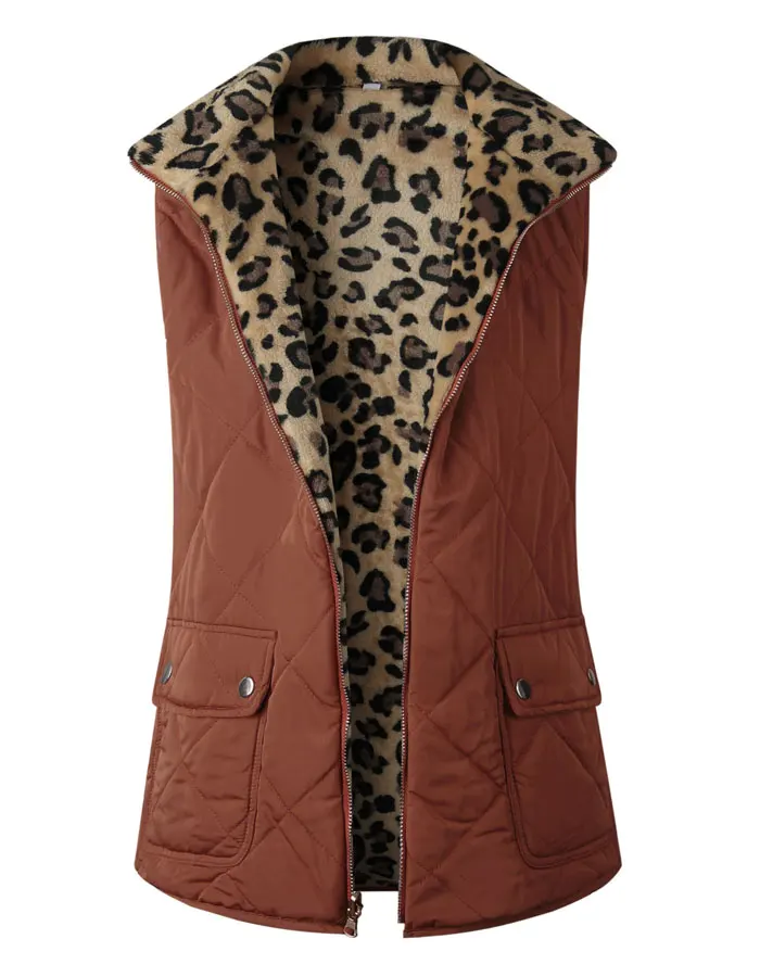 Women Vests Casual Plush Teddy Outwear Sleeveless Vest Jacket Chaleco Mujer Autumn Winter Pocket Coat Colete Feminino Outwear