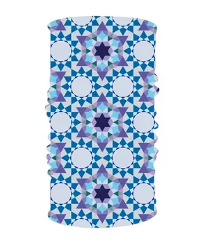 

efyh Vector Pattern Magic Scarf Works as Face Mask Neck Gaiter Headband Balaclava