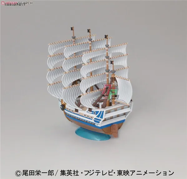 Оригинальный Bandai One Piece Great Ship 05 Whitebeard Mobick в сборе фигурки игрушки модели
