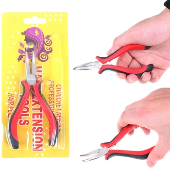 

1PCS Bend Tip Plier DIY Hair Extension Tool Clip Plier For Micro Rings/links/beads For Hair Extension