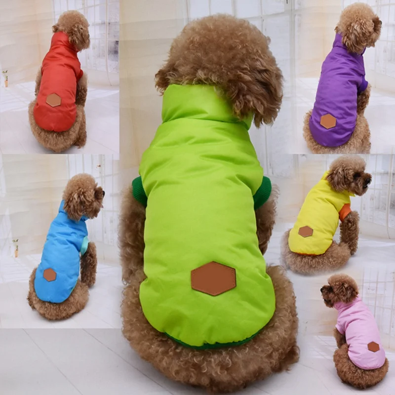 

Warm Pet Sleeveless Dog Clothes For Small Dog Coat Jacket Puppy Pet Clothes For Dogs Costume Vest Autumn Winter Apparel