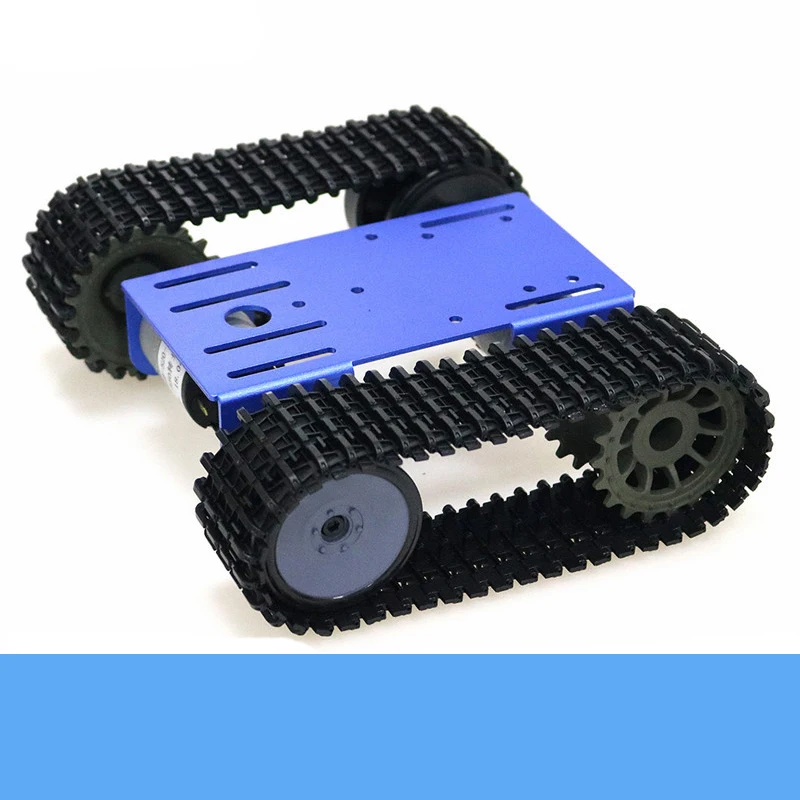 TP101 металлический умный гусеничный робот танк шасси комплект с 33GB-520 12 В DC Мотор Алюминиевый сплав панель DIY для Arduino игрушка