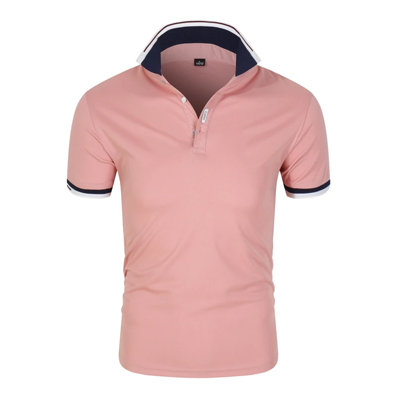 Men's Brand Polo Shirt High Quality Casual Cotton Short Sleeve Business Summer Fashion Breathable | Мужская одежда