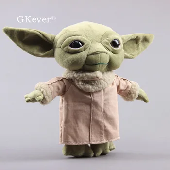 

30 cm Anime Star Wars Baby Yoda Plush Toys Doll Peluche Cute Cartoon Baby Alien monsters Stuffed Animals Toys Baby Kids Gift