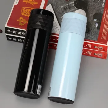 

Business Cup 500ML New Design Double Wall Stainless Steel 304 Vacuum Flasks Thermos Cup Coffee Tea Milk Travel Mug Thermocup