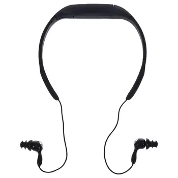 

4GB Waterproof Diving IPX8 MP3 Music Player Earphone For Swimming Surfing Black