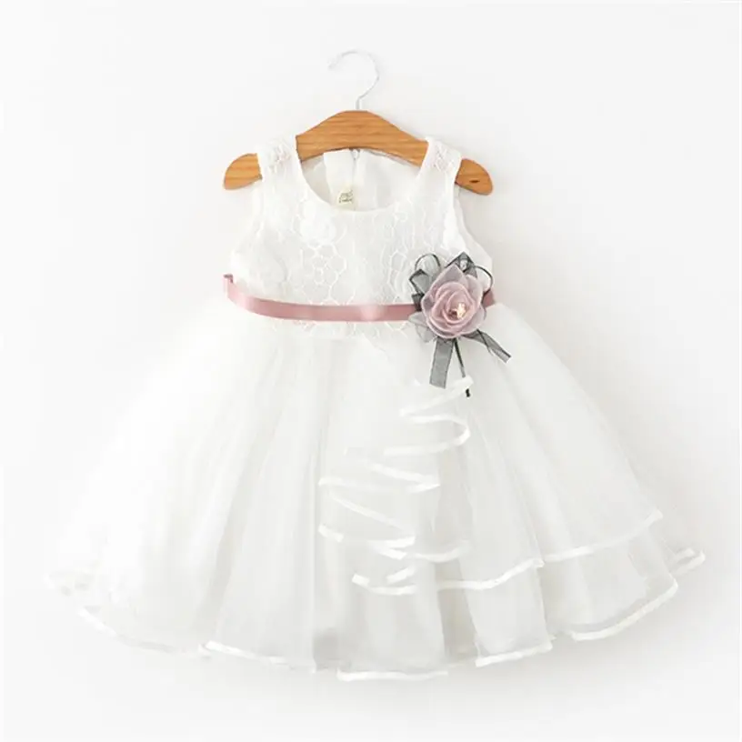 Кружевная одежда с v-образным вырезом на спине для девочек белое платье принцессы с бусинами элегантный костюм для девочек-подростков возрастом от 25 до 6 лет платье с единорогом для девочек - Цвет: As picture