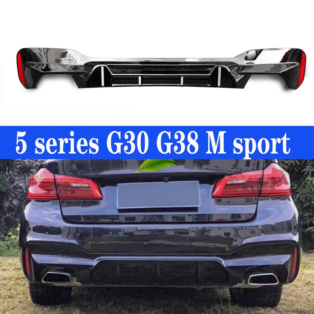 G30 задний диффузор бампер для BMW 5 серии G31 M спортивные PP материалы | Автомобили и