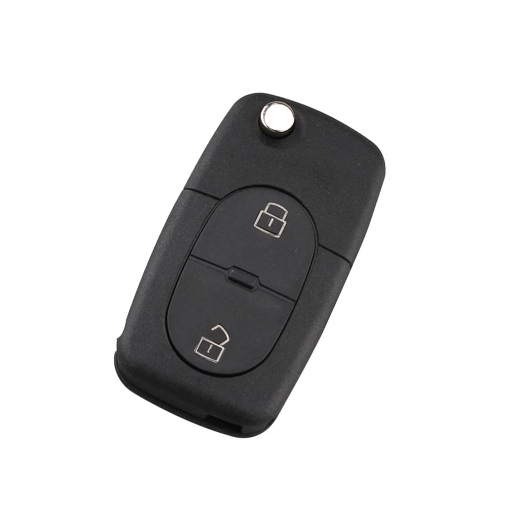 Replacement Keyless Entry Remote Flip Key Fob Fits for Golf MK4 1998 1999 2000 2001, 2x1.2x0.8 Inch