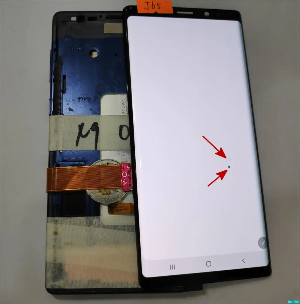 Супер Amoled для samsung Galaxy Note 9 ЖК-дисплей кодирующий преобразователь сенсорного экрана в сборе N960 N960F N960D N960DS с дефектом