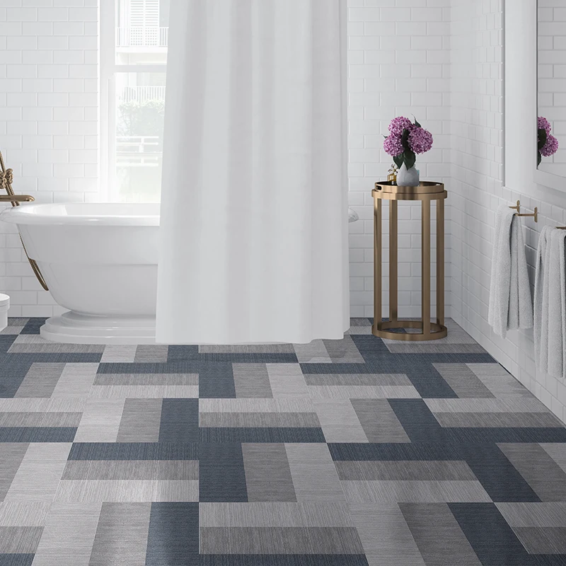 Водостойкая наклейка на пол s самоклеящиеся обои с имитацией ковровых покрытий