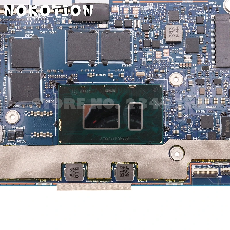 NOKOTION For Lenovo ThinkPad X1 Tablet Evo Motherboard SR3L8 I7-8650U CPU 8GB RAM 01AW881 01AW880 01AW879 DMX3A NM-B271