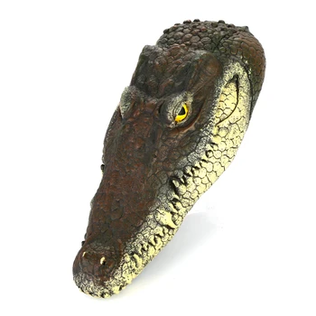 

best selling 2019 products Floating Crocodiles Head Water Decoy Garden Pond Art Decor for Gooses Control support dropshipping