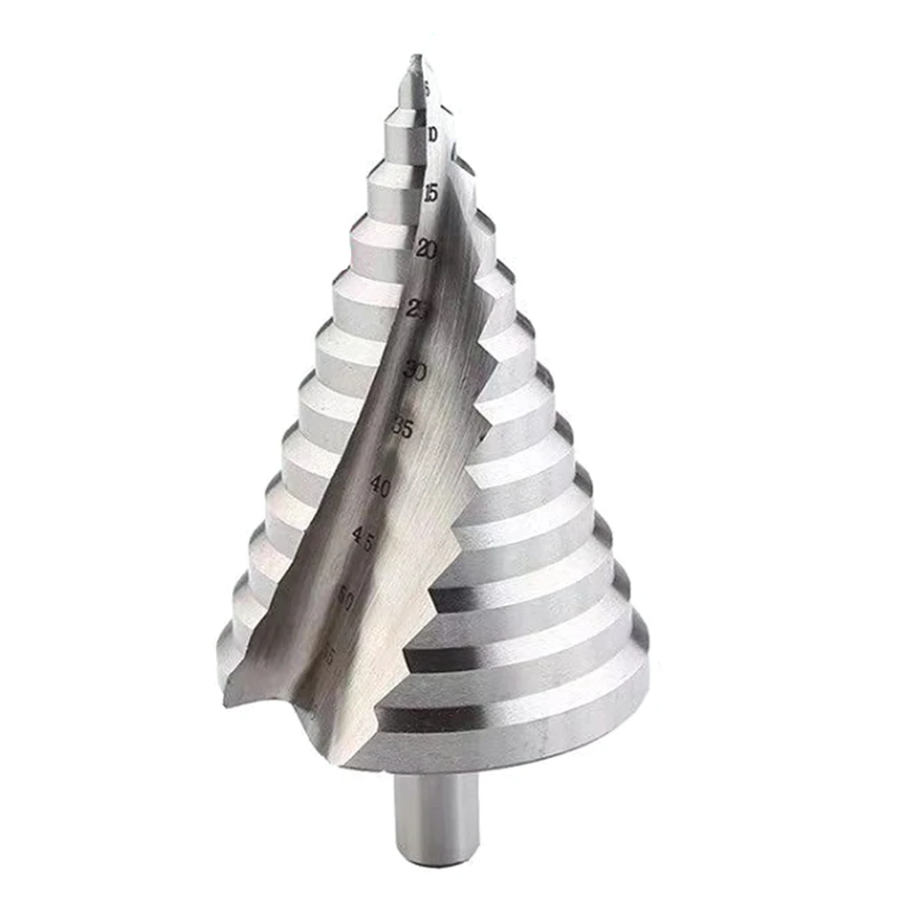 

New 6-60mm Hss Step Cone Drill Bit Hole Cutter Set 12 Steps Metric Step Drill Wood Plastic Metal Drilling Shank Dia 13mm