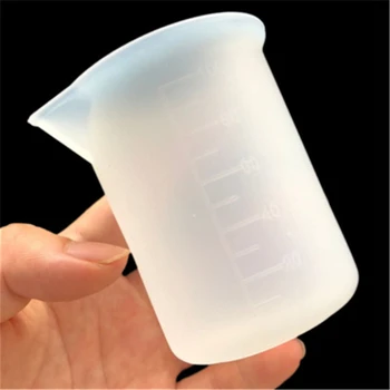 

Silicone Pour Measuring Cups DIY Crystal Glue Measuring Cup Set Color Mixing Cups Epoxy Resin Mixing Cups Kitchen Accessories