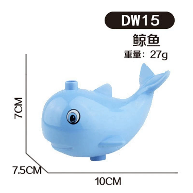 Блокировка животных Duplo динозавр Акула Кит слон Пингвин Лев совместимые с