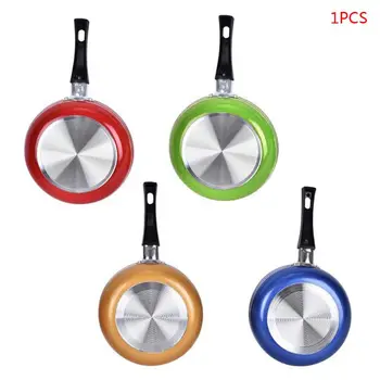 

OOTDTY 12cm Portable Non Stick Aluminum Mini Frying Pan Poached Egg Skillet Household Kitchen Cooker Home Breakfast Tool