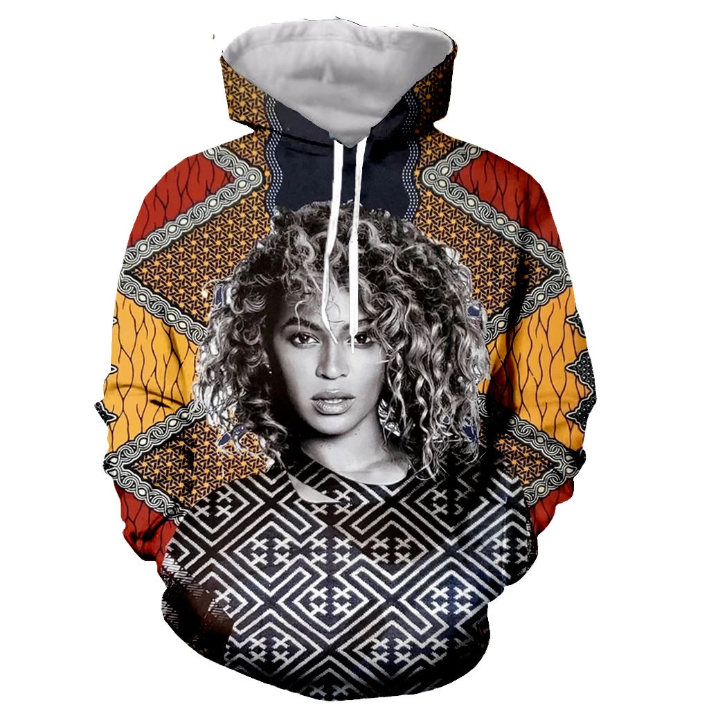 Новинка модные забавные толстовки Beyonce с длинным рукавом и 3D принтом на молнии