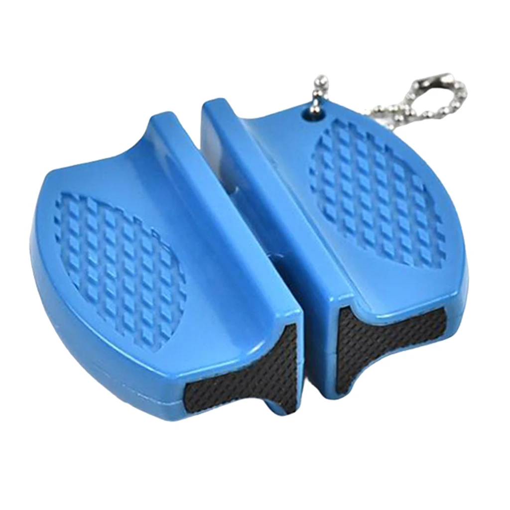 Small Knife Sharpener Kitchen Whetstone Household Tool Mini Ceramic Rod Tungsten Steel Camp Pocket Kitchen Knife Sharpener Tool