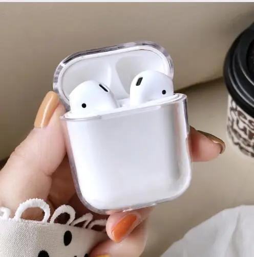 Durian fruit для Airpods 2 чехол силиконовый чехол для Apple Air pods милый чехол для наушников 3D чехол для наушников Аксессуары для наушников - Цвет: transparent