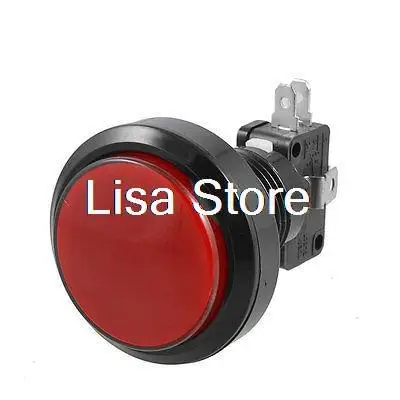 

Arcade Game 36mm Red Illuminated Momentary Push Button SPDT Micro Switch