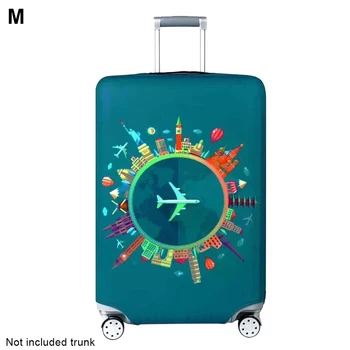 

Travel Luggage Cover Wear Resistant Elastic Anti Dust Double Stitched Easy Install Non Fade Scratchproof Protection Thickened
