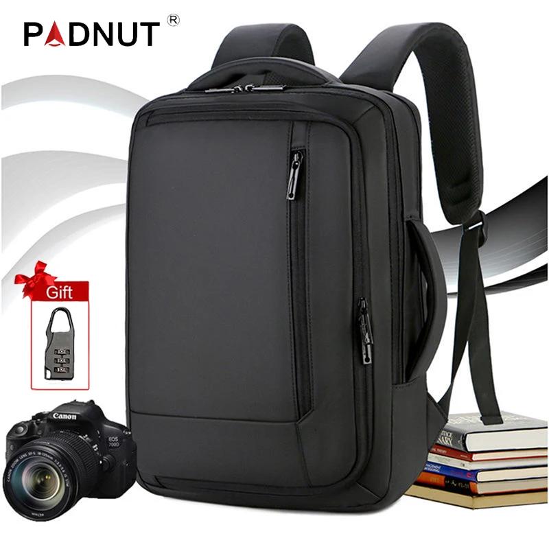 

Laptop Backpack Travel Business Men Male Bags Fashion USB Charger Large Capacity Anti-theft Bagpack Lock Mochila Notebook Bag