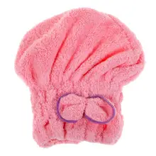 Шапочка для душа из микрофибры банное полотенце для волос быстросохнущая Дамская банная мягкая шапочка для душа для мужчин и женщин тюрбан повязка на голову купальные инструменты