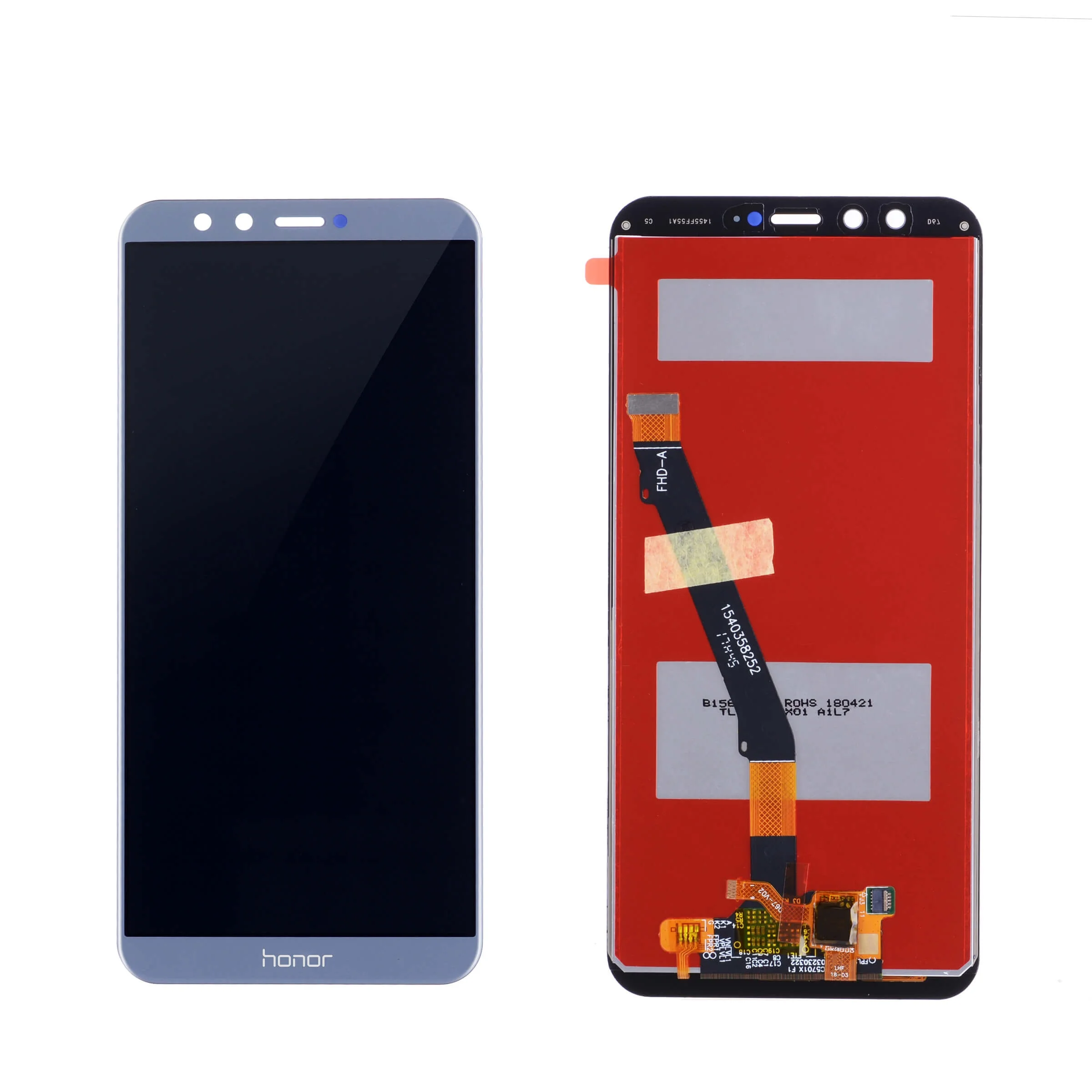 Дисплей для Huawei Honor 9 lite ЖК-экран для Huawei Honor 9 Lite ЖК-дисплей с рамкой дигитайзер LLD-L31 - Цвет: Gray No Frame