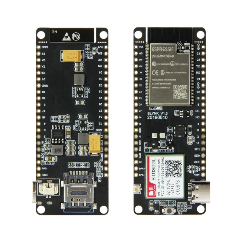 Горячая TTGO T-Call V1.3 ESP32 беспроводной модуль GPRS антенна sim-карта SIM800L модуль ESP32-WROVER-B 2,4 ГГц SIM800L макетная плата