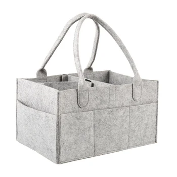 

Baby Diaper Caddy Organizer Portable Holder Bag For Changing Table And Car, Nursery Essentials Storage Bins