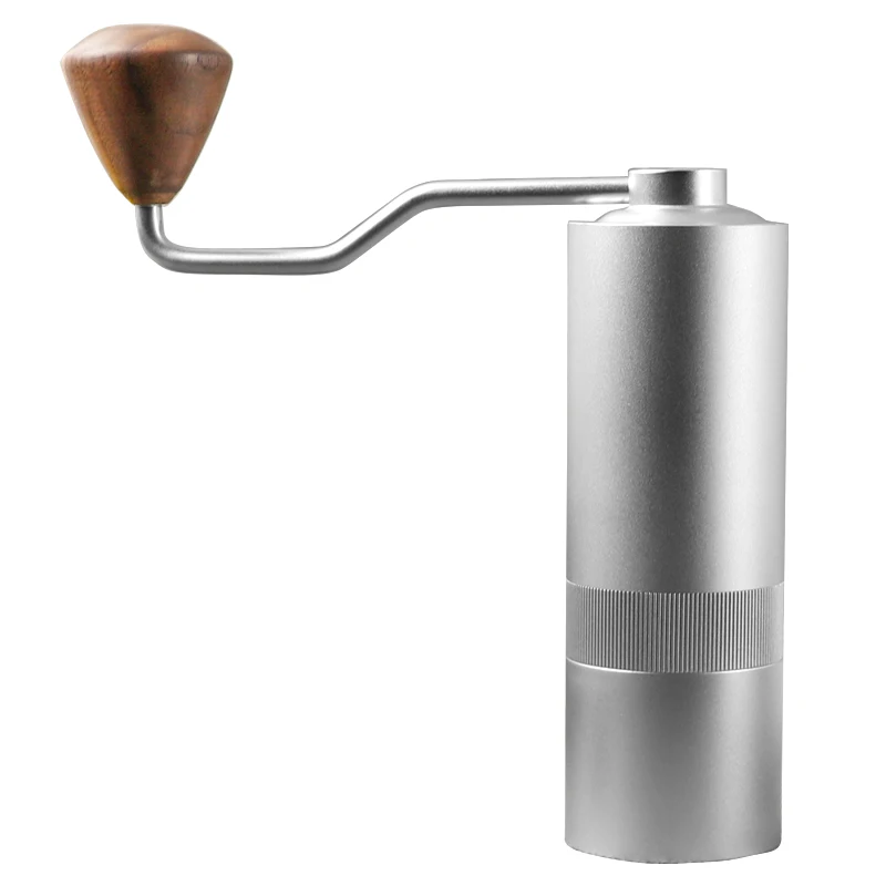 

Silver Coffee Grinder Mini Stainless Steel Hand Manual Handmade Grinders cooking tools adjustable mask extension articulos para