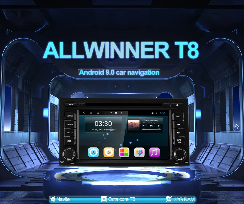 Cheap Wontansy android 9.0 car dvd for Seat Leon 2013 2014 2015 2016 2017 2018 Radio Car Stereo dvd player 0