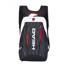 Головной теннисный рюкзак, ограниченная серия для 2 теннисных ракеток с отделением для обуви, одобренный Novak Djokovi Professional