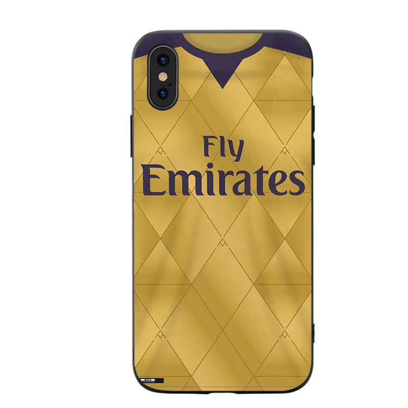 RKQ Arsenall Jersey стильный мягкий силиконовый чехол для телефона для iPhone 5S, SE 6 6S 7 8 Plus X XS XR 11 Pro Max TPU чехол - Цвет: A1102