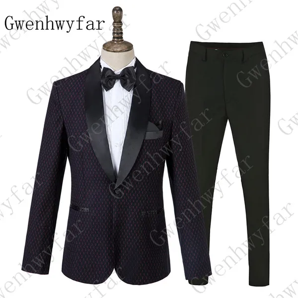 suits 6 Gwenhwyfar модный Выпускной костюм Homme со штанами зеленые свадебные вечерние платья 2 комплекта плюс размер Vestidos De Fiesta - Цвет: suits 6