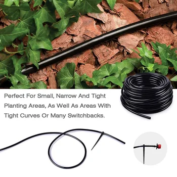 

10m/20m/30m Watering Hose 4/7 mm Garden Drip Pipe PVC Hose Irrigation System Watering Systems for Greenhouses