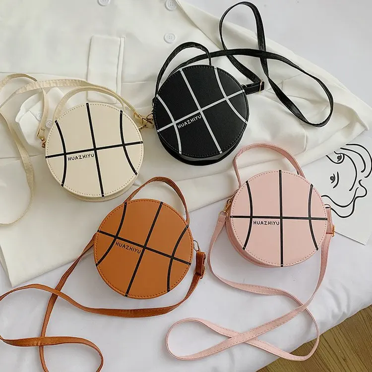 

Shoulder Bag Simple Bolsa De Damas Soft PU Leather Women Handbag Basketball Shoulder Zipper Lady Crossbody Shoulder Handbag 9.26